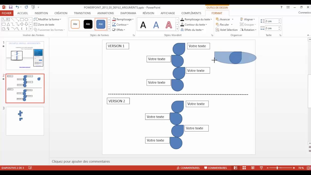 Comment Faire Défiler Un Texte Sur Powerpoint Powerpoint 2013 : Comment faire un effet défilé d'arguments sur