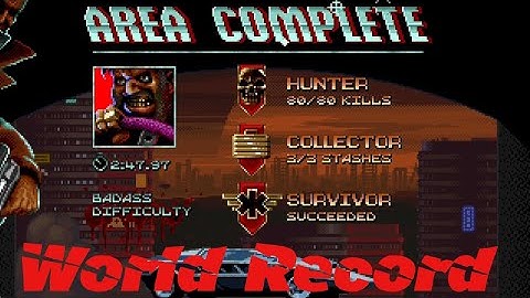 3-5 Ringo Road Rage 2:47.97 (World Record) || Huntdown 100% Badass Speedruns