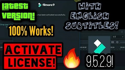 How to Activate Filmora 9 For Lifetime[Malayalam With English Subtitles]|Easy Method|2020