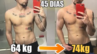 MI CAMBIO de DELGADO a FUERTE (+10KG) | COMO aumente MASA MUSCULAR RÁPIDO