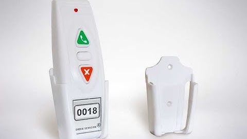 Wireless remote controller FBX521, FORBIX SEMICON, 100 meter RF transmitter, patient call button