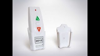 Wireless remote controller FBX521, FORBIX SEMICON, 100 meter RF transmitter, patient call button