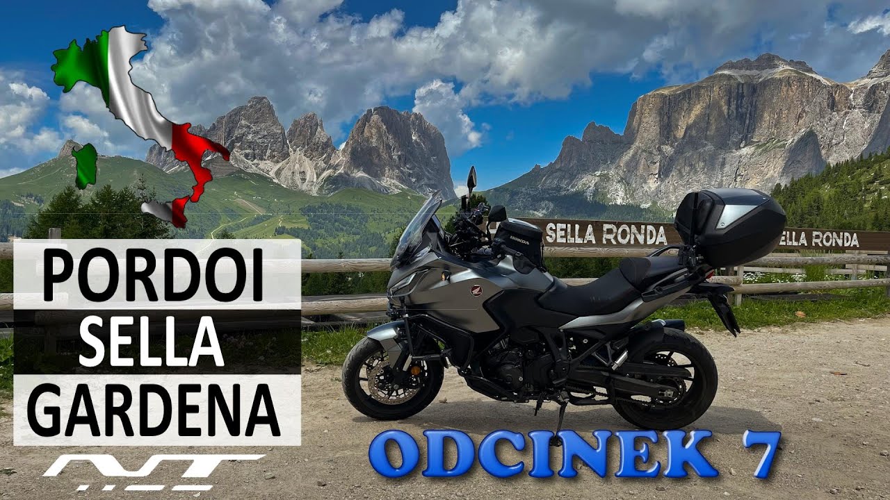 SZWAJCARIA 2024. Odcinek 7. Passo PORDOI, SELLA, GARDENA. SELLA RONDA na NT1100