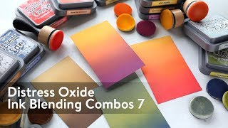 Distress Oxide Ink Blending Color Combinations 7