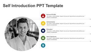 Creative Self Introduction PPT Template | Kridha Graphics