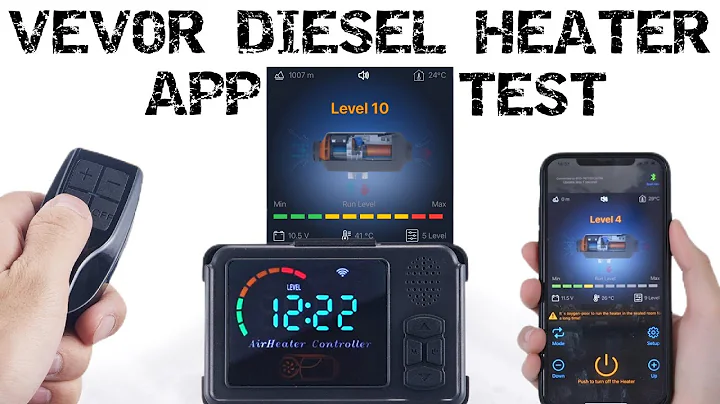 Diesel Heater Bluetooth App Demonstration - NEW "UNLOCKED" VIDEO LINKED IN DESCRIPTION