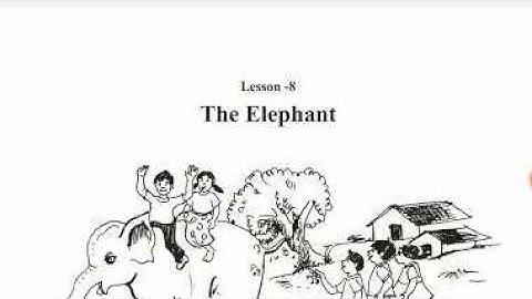 Class 6 - English - Lesson -8 | The Elephant | Solutions