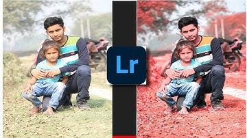 Lightroom red background photo editing|Lightroom background color change |Photo editing green to red
