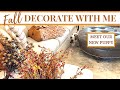 I'M BACK!  LET'S DECORATE FOR FALL | FALL DECORATE WITH ME 2021