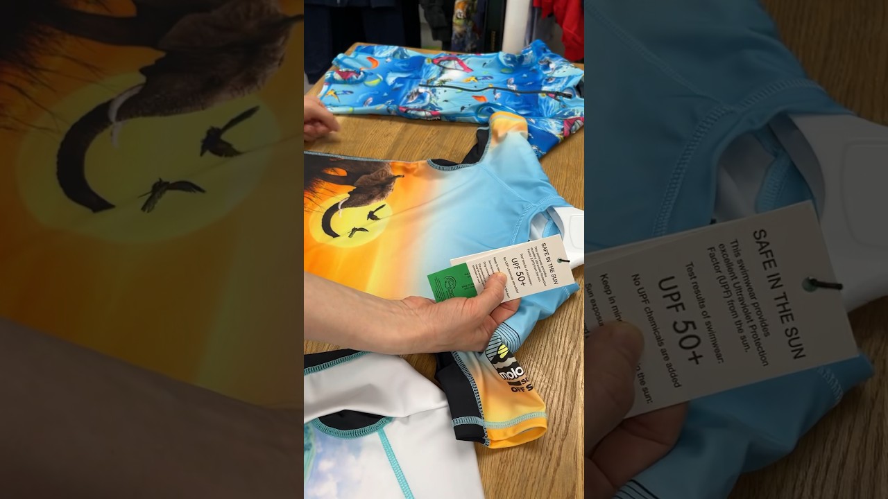 Защитный фильтр UPF50 в детских купальниках — защищает лучше крема + еще 3 фишки, посмотрите видео!