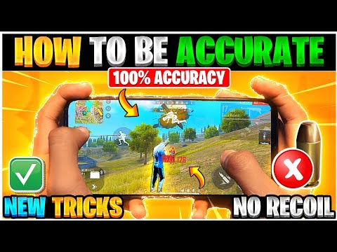 How To Be Accurate In Free Fire 🔥| Increase 100% Accuracy In Game ⚡| Control Recoil In Free Fire