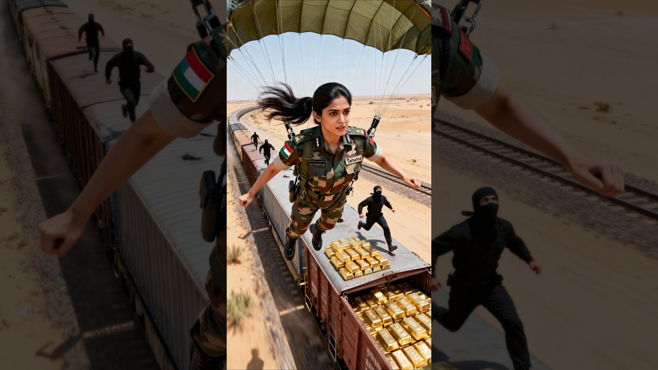 Terrorists Hijack a Gold Train&hellip; What Tamanna Did Next Will Shock You | #ai #army