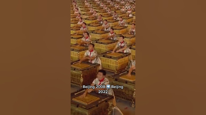 The most iconic moment from the Beijing 2008 Opening Ceremony 🔥