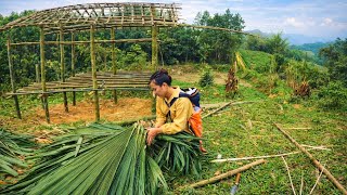 “Homeless Single Mother Builds Bamboo Home for Her Daughter ❤️ | Emotional Story”