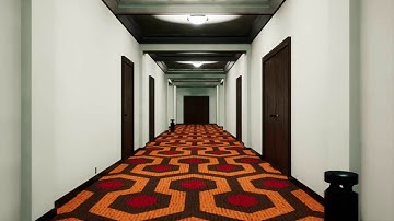 The Shinning Overlook Hotel Corridor