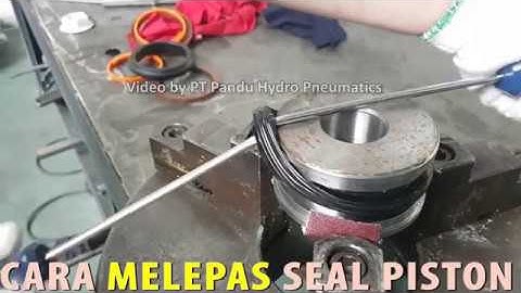 How to INSTALLING PISTON SEAL Hydraulic Cylinder || Cara Pasang Seal Hidrolik