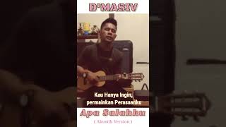 Download Lagu D'MASIV - APA SALAHKU | AKUSTIK VERSION #shorts #viral #ntrl #poppunk #cover #short #arielnoah #no MP3