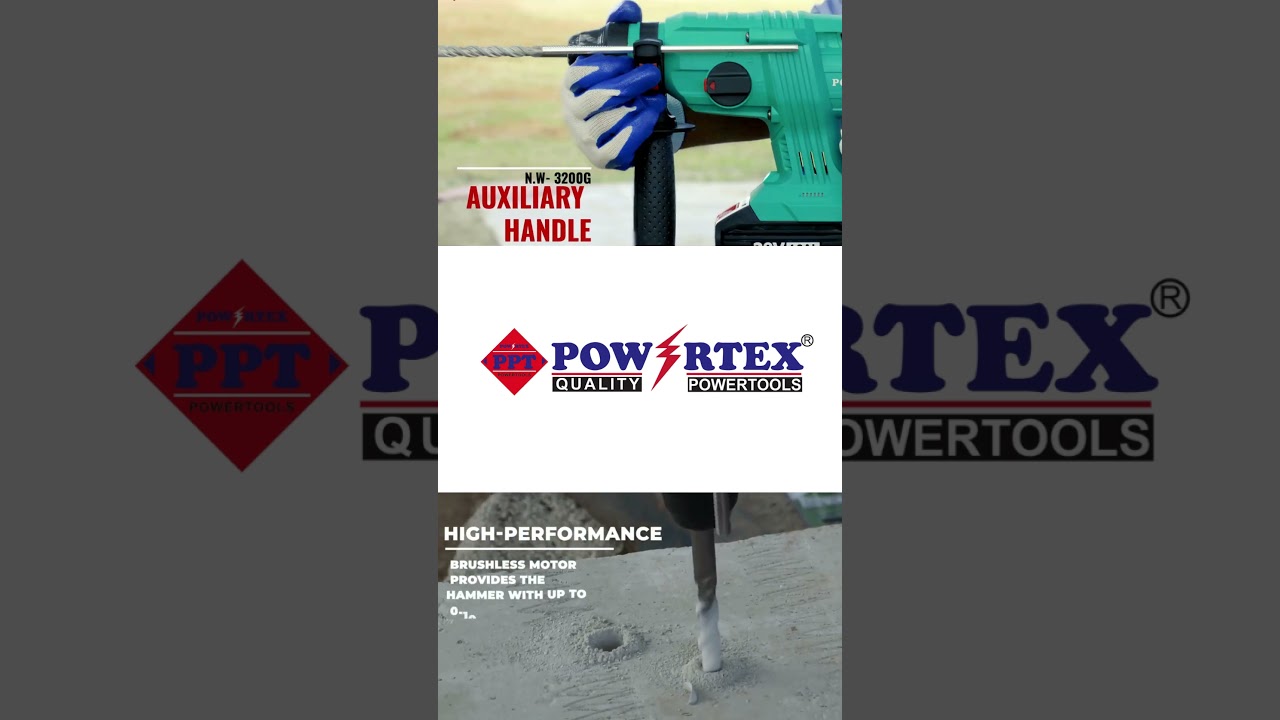 Powertex Cordless Brushless Rotary Hammer 