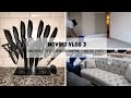 Moving Vlog #3 | AMAZON MATTRESS UNBOXING | FURNITURE SHOPPING | NEW KNIFE & POTS SET