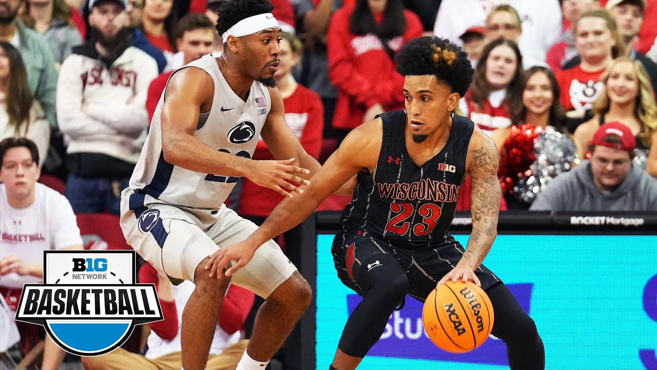 Penn State at Wisconsin Highlights Big Ten Mens Basketball Jan