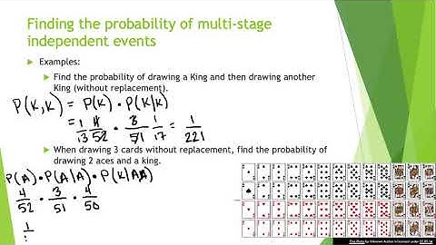 Probability - Multi Stage Dependent Events