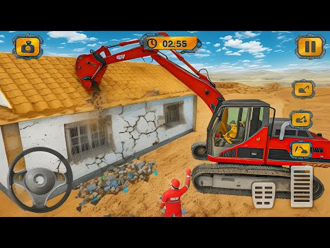 Direksiyonlu Kepçe Kamyon Simülatör Oyunu - Offroad Excavator Simulator 2022 #5 - Android Gameplay