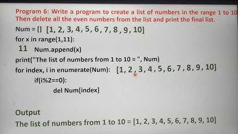 Python Programs using list with Demo,  Part 13, in Tamil, Chapter 9, Unit 3, A. Jaya Mabel Rani.