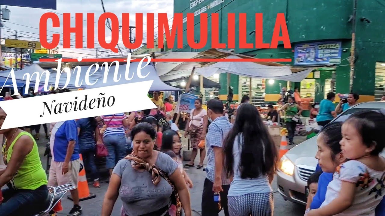 CHIQUIMULILLA Ambiente navideño previo a la navidad.