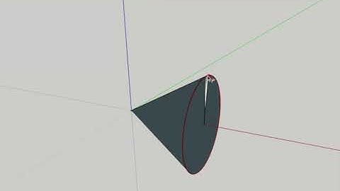 Rotating a triangle about the x-axis