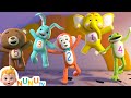 Five Little Animals Jumping On The Bed Learn Numbers Nursery Rhymes Kids Songs NuNu Tv 