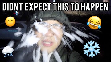 MY BROTHER DID THIS TO ME FIRST TIME SEEING SNOW | SHANGHAI CHINA 🇨🇳