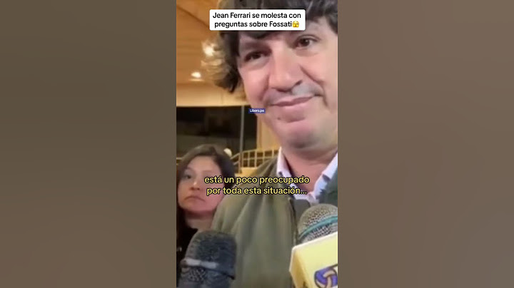 Jean Ferrari se molestó con periodistas tras consultas sobre Jorge Fossati| #shorts #universitario