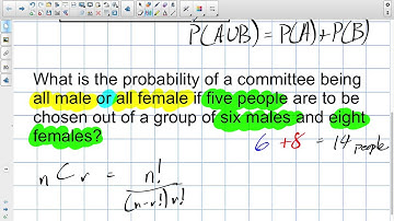 Mutually Exclusive Events Grade 12 Data Management Lesson 6 5 2 9 15