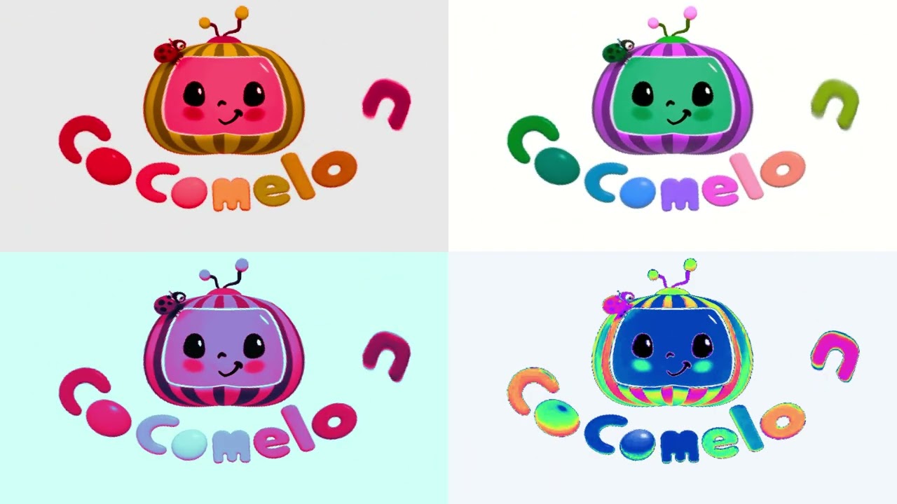 Cocomelon Jj & Friends Outro Logo | Multi-screen Effects |Sponsored By Klasky Csupo Effects