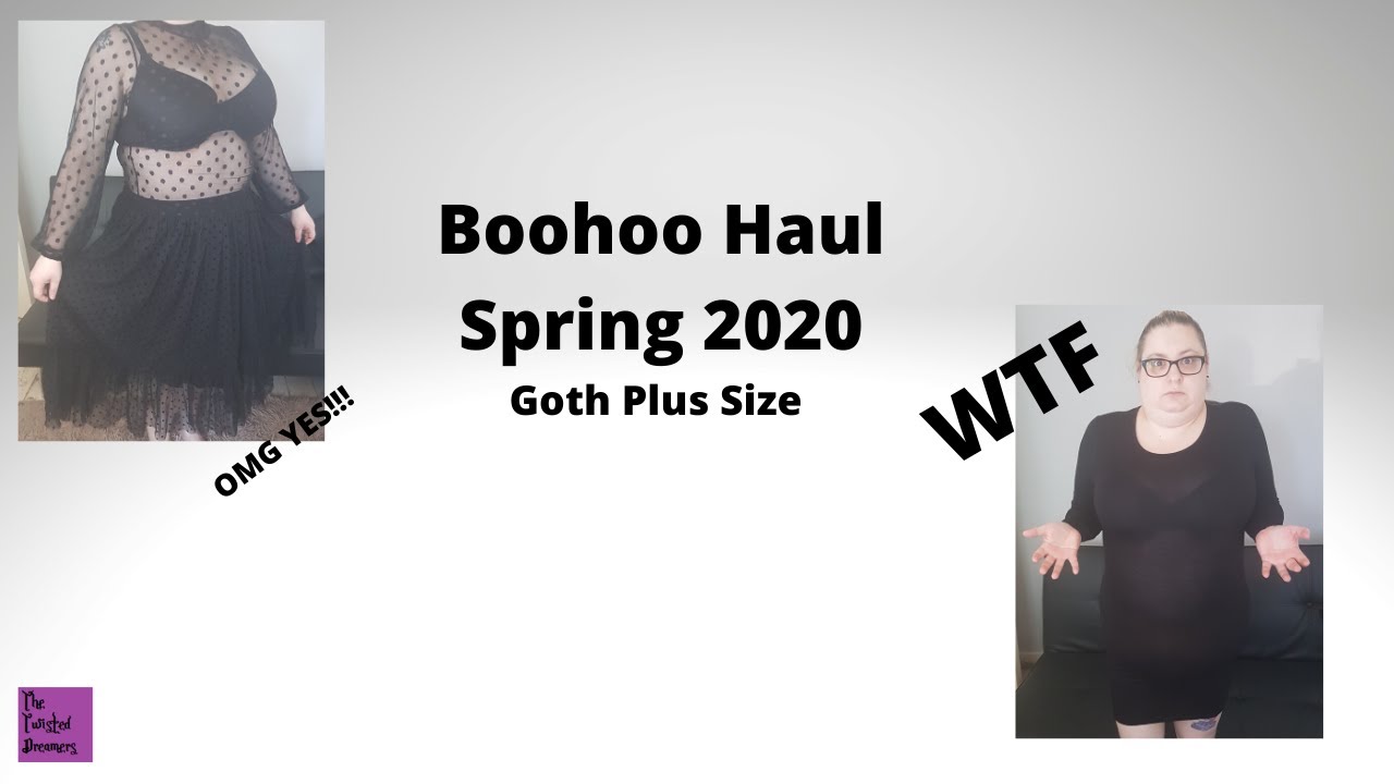 Boohoo Haul Spring 2020: Gothic Inspired Plus Size Edition