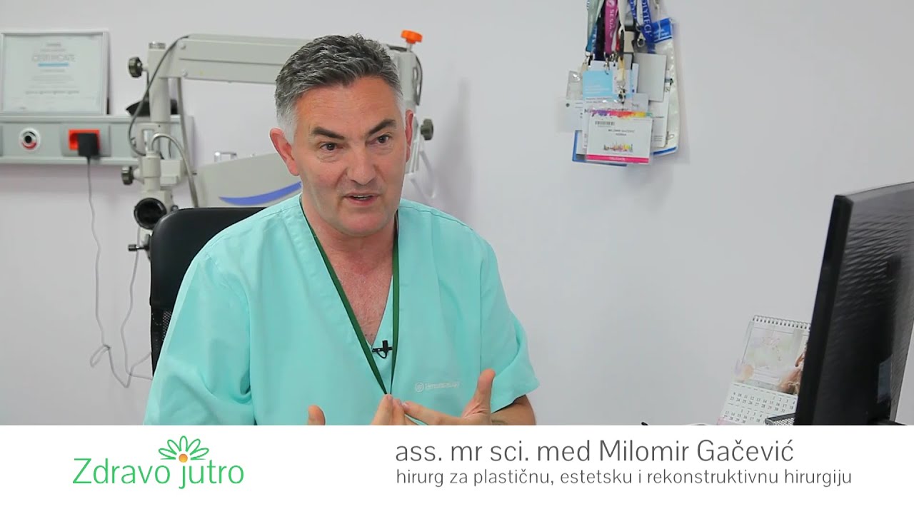 Estetska Hirurgija za Muskarce, Zdravo jutro, ass. mr. sci. med. Milomir Gacevic, Bolnica Adonis