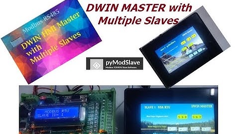 #25 How to control multiple MODBUS slaves with DWIN MODBUS MASTER | RS485