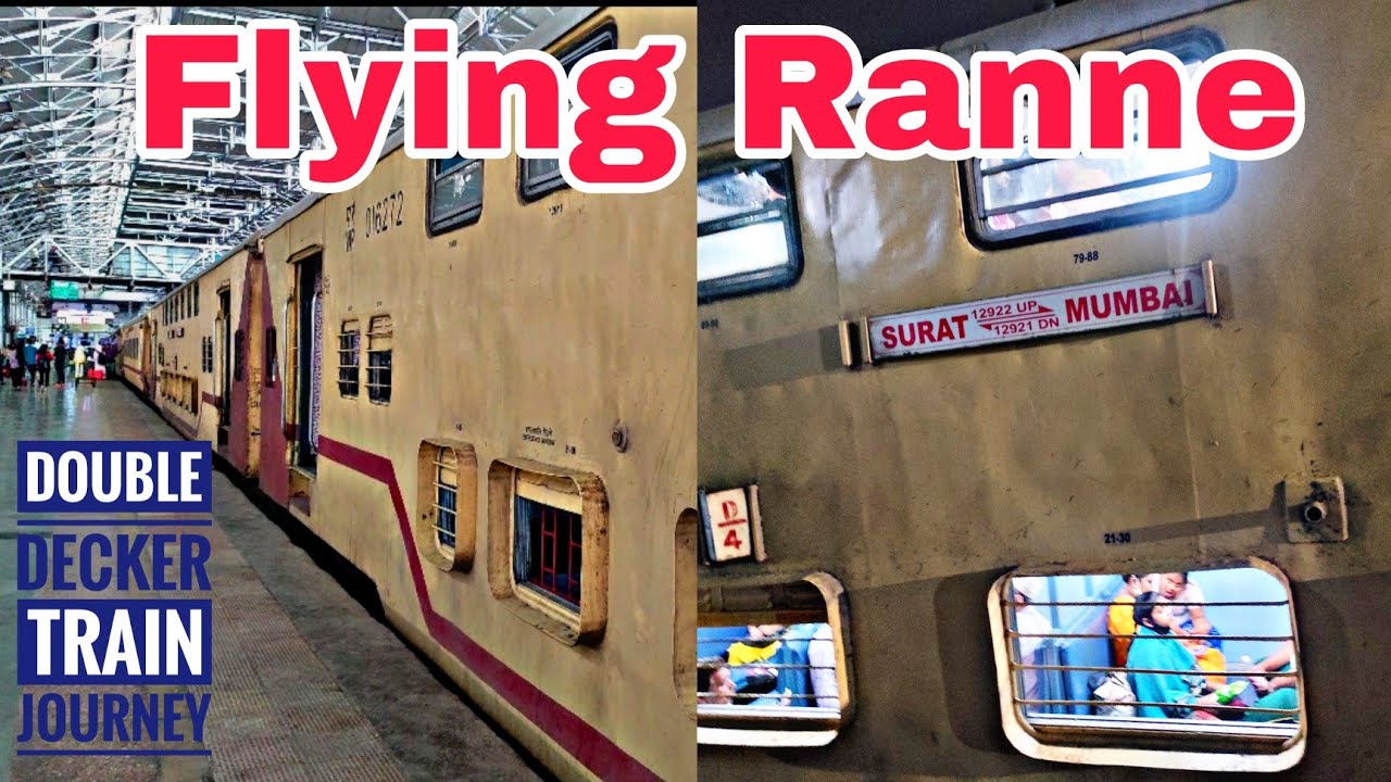 12922//Flying Ranne//Double Decker Train//Surat To Mumbai Central 🇮🇳