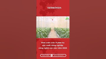 Phát triển trên 71.000 ha sản xuất nông nghiệp công nghệ cao vào năm 2025 | Lâm Đồng TV