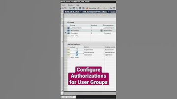 TIA Portal 101 - Configure Authorizations for User Groups in your HMI Application