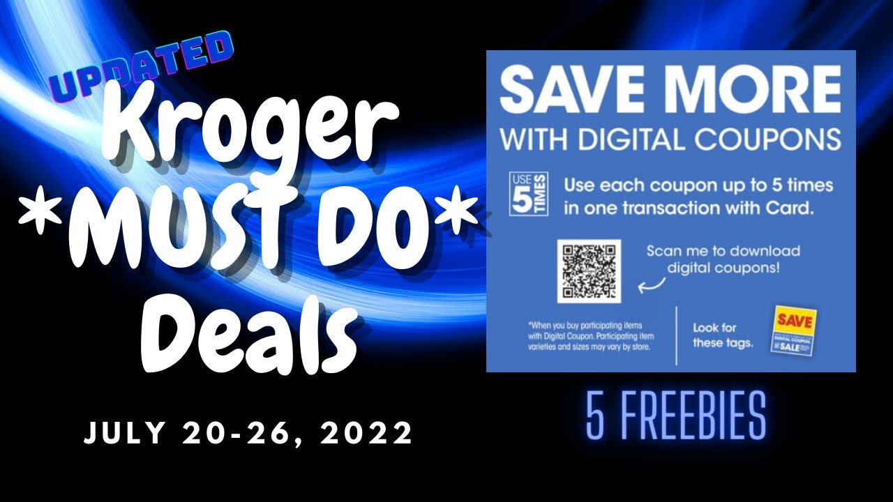 EARLY* Kroger Ad Preview for 7/26-8/2 | Week 2 of 5x Digital ...