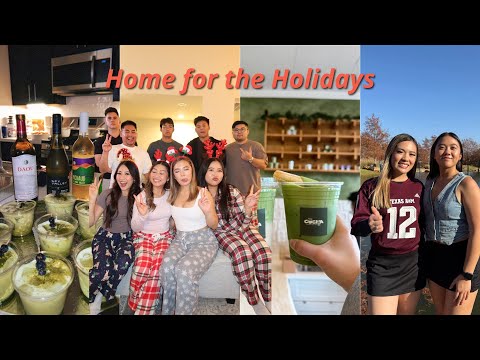 home for the holidays 🎄❄️ shopping, matcha crawl, friendsmas!