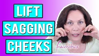 How to Lift Sagging Cheeks Naturally using Facial Exercise