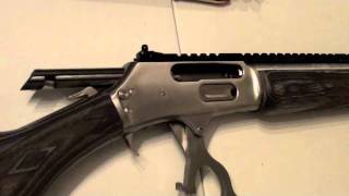 Marlin 1895 SBL 45-70govt vs bottle of water One of the most beautiful rifles