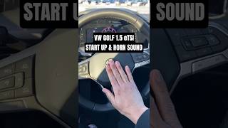 2025 Vw Golf 1.5 Etsi Variantwagon Start Up Horn Sound