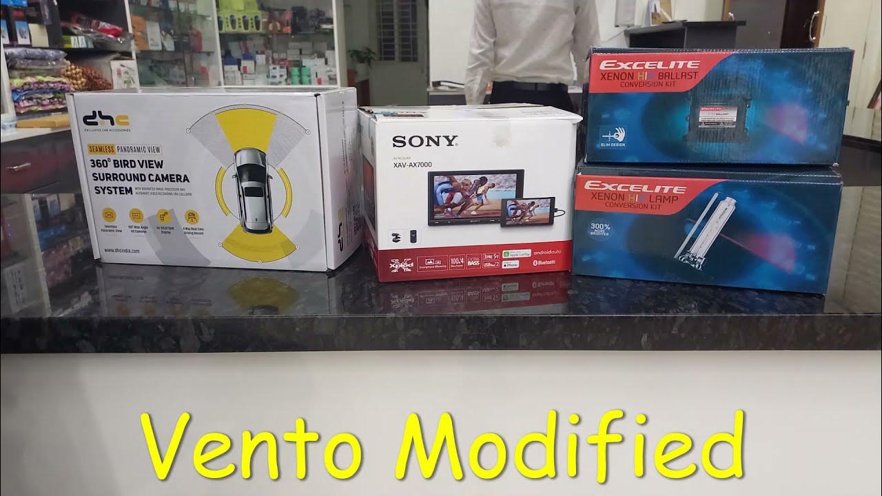 Vento modified Sony XAVAX7000, 360 degree camera, HID lights