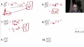 7-2 Skills Practice   Division Properties of Exponents