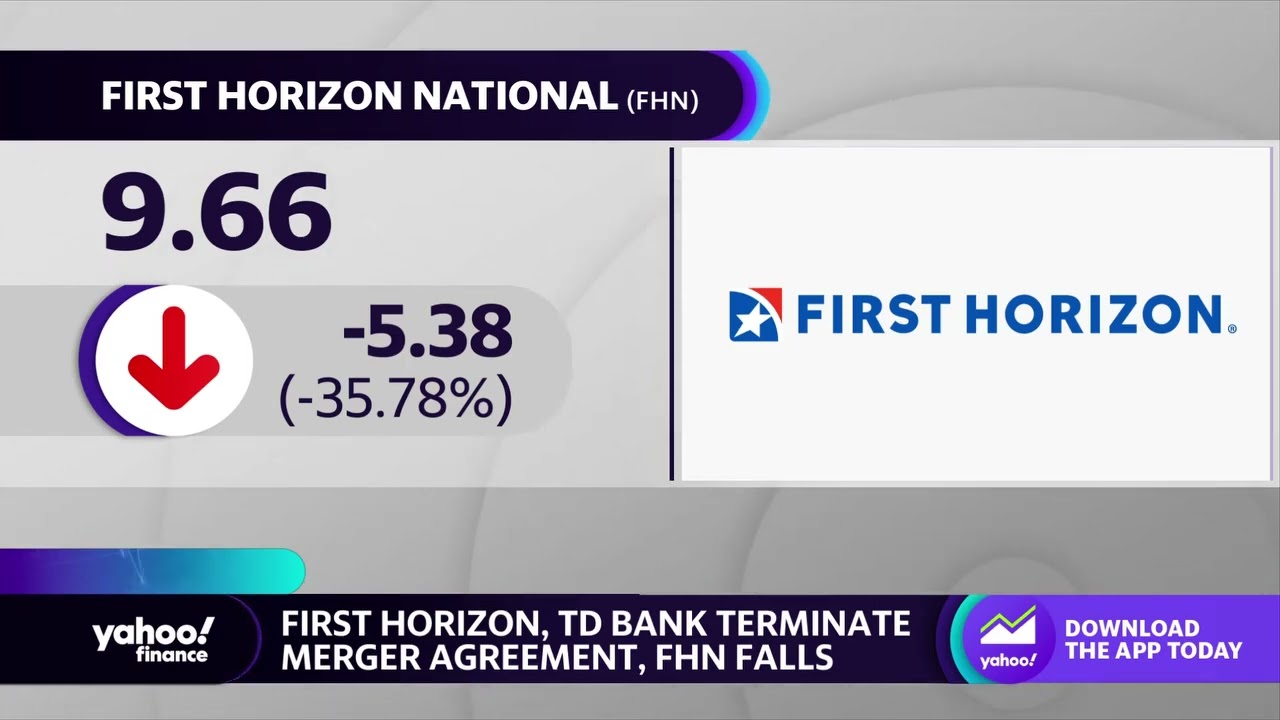 First Horizon, TD Bank terminate merger agreement