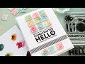 Repeated Watercolor Images - Simon Says Stamp February 2018 Card Kit