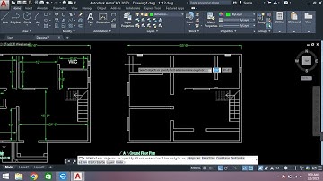 Part 2  How to create First Floor Plan #autocad #2020 #computerlearning #firstfloor #plan